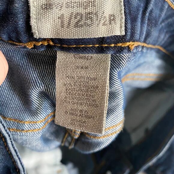 GAP Women's 1 - 25.5 Regular Dark Wash Denim Jeans Cotton Curvy Straight Leg - Picture 3 of 8